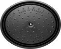 STAUB Garnek żeliwny owalny 4,2l czarny