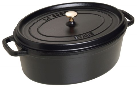 STAUB Garnek żeliwny owalny 4,2l czarny STAUB Garnek żeliwny owalny 4,2l czarny
