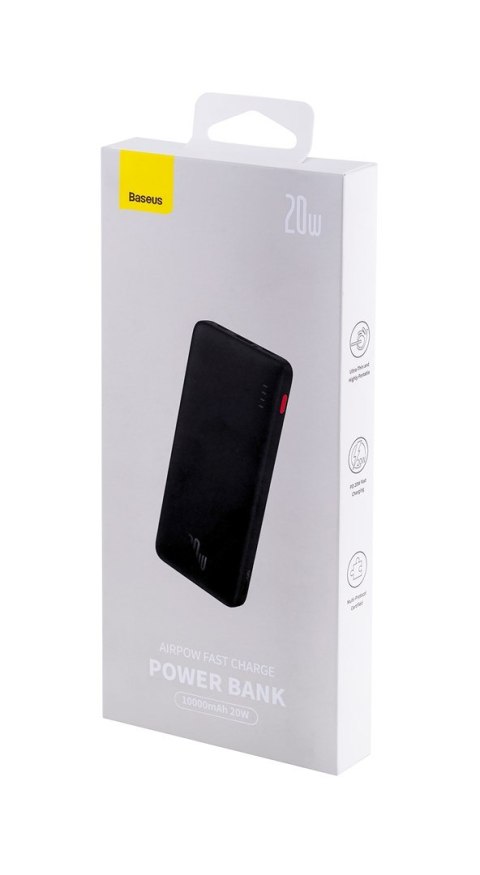 BASUES POWERBANK AIRPOW 10000MAH 20W (CZARNY) BASUES POWERBANK AIRPOW 10000MAH 20W (CZARNY)