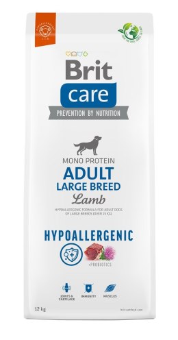 Brit Care Dog Hypoallergenic Adult Large Lamb 12kg (WYPRZEDAŻ)