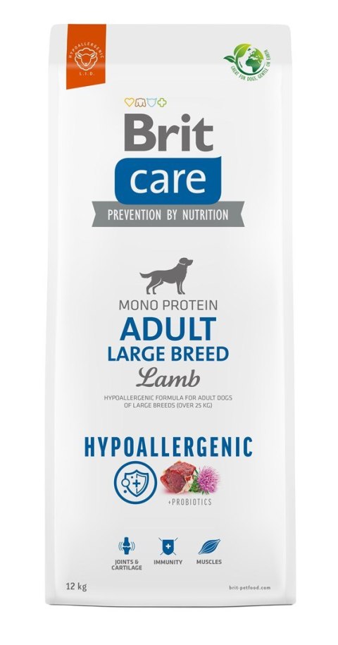 Brit Care Dog Hypoallergenic Adult Large Lamb 12kg (WYPRZEDAŻ) Brit Care Dog Hypoallergenic Adult Large Lamb 12kg (WYPRZEDAŻ)