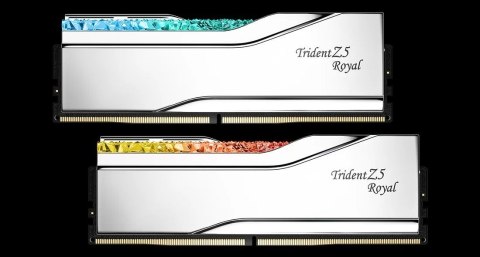 G.SKILL TRIDENT Z5 ROYAL RGB DDR5 2X16GB 6000MHZ CL28 SILVER F5-6000J2836G16GX2-TR5S G.SKILL TRIDENT Z5 ROYAL RGB DDR5 2X16GB 6000MHZ CL28 SILVER F5-6000J2836G16GX2-TR5S