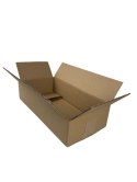 KARTON KLAPOWY, pudełko zrobione z tektury 3W 3 warstwowej, kolor szaro/brązowy, 250X200X80mm 320G/M2 30 SZTUK