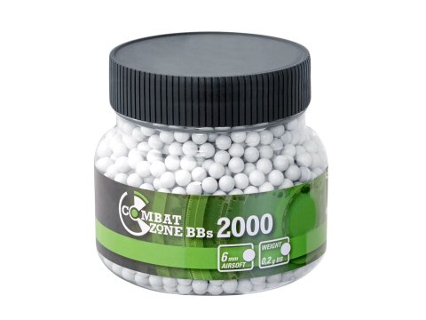 Kulki BB do ASG Combat Zone Basic 0,2g 6mm 2000szt Kulki BB do ASG Combat Zone Basic 0,2g 6mm 2000szt