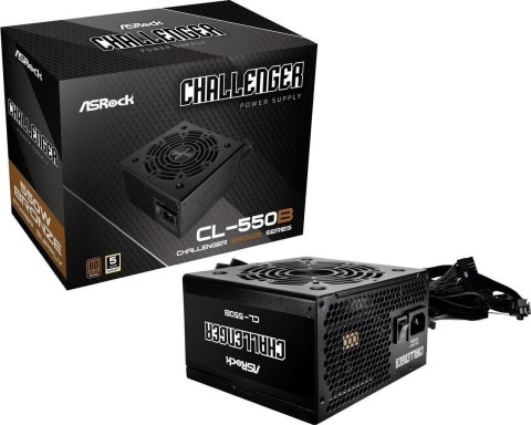 Zasilacz ASRock CHALLENGER 550W 80 Plus Bronze Zasilacz ASRock CHALLENGER 550W 80 Plus Bronze