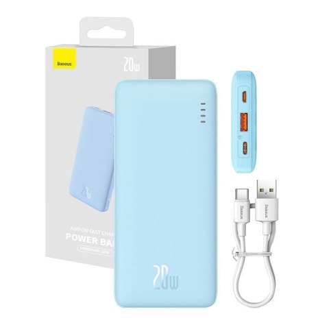 BASEUS POWERBANK AIRPOW 10000MAH 20W (NIEBIESKI) BASEUS POWERBANK AIRPOW 10000MAH 20W (NIEBIESKI)