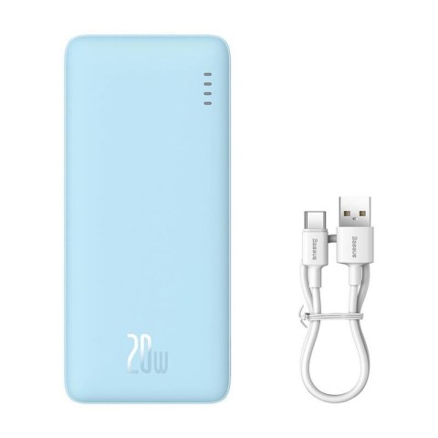 BASEUS POWERBANK AIRPOW 10000MAH 20W (NIEBIESKI) BASEUS POWERBANK AIRPOW 10000MAH 20W (NIEBIESKI)