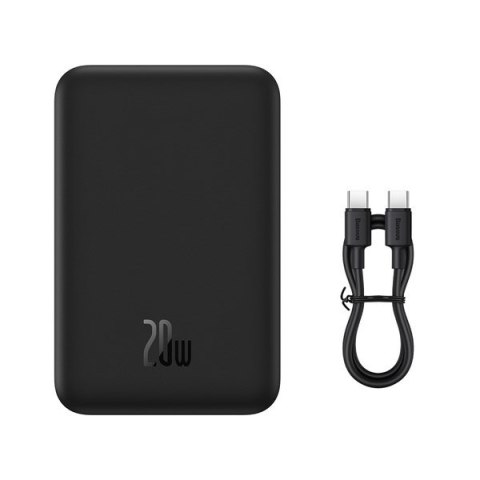 BASEUS POWERBANK MAGNETIC MINI 20000MAH (CZARNY) BASEUS POWERBANK MAGNETIC MINI 20000MAH (CZARNY)