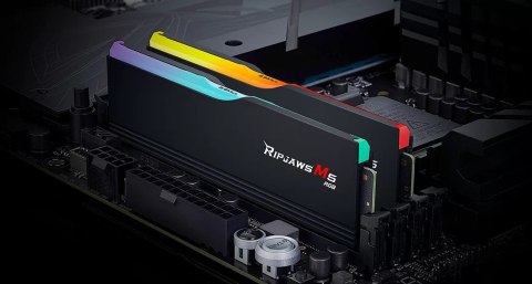 G.SKILL RIPJAWS M5 RGB DDR5 2X16GB 6000MHZ CL28 XMP3 BLACK F5-6000J2836G16GX2-RM5RK G.SKILL RIPJAWS M5 RGB DDR5 2X16GB 6000MHZ CL28 XMP3 BLACK F5-6000J2836G16GX2-RM5RK