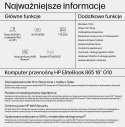 HP EliteBook 865 G10 Ryzen 9 Pro 7940HS 16"WUXGA IPS 1000nits AG 32GB DDR5 SSD1TB Radeon 780M 76Wh W11Pro