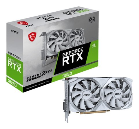 Karta graf. MSI RTX 3050 Ventus 2X XS WHITE 8G OC Karta graf. MSI RTX 3050 Ventus 2X XS WHITE 8G OC