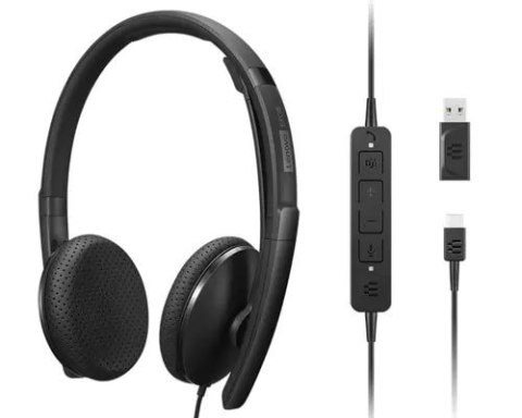 Lenovo Zestaw słuchawkowy przewodowy VoIP Teams 4XD1M45626 Lenovo Zestaw słuchawkowy przewodowy VoIP Teams 4XD1M45626