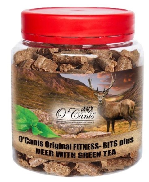 O'Canis Przysmak trenerski jeleń ziel.herbata 400g O'Canis Przysmak trenerski jeleń ziel.herbata 400g