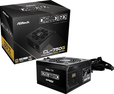 Zasilacz ASRock CHALLENGER 750W 80 Plus Gold Zasilacz ASRock CHALLENGER 750W 80 Plus Gold