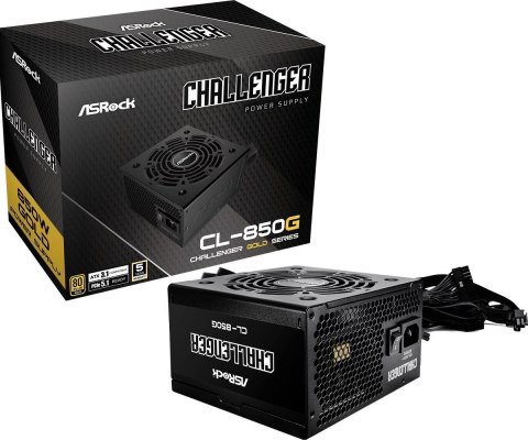 Zasilacz ASRock CHALLENGER 850W 80 Plus Gold Zasilacz ASRock CHALLENGER 850W 80 Plus Gold