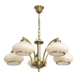 Żyrandol klasyczna lampa sufitowa wisząca Activejet RITA Patyna 5xE27 do salonu (WYPRZEDAŻ)