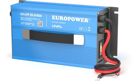 EUROPOWER ŁADOWARKA PROSTOWNIK DO AKUMULATORÓW LiFePO4 EUROPOWER CH-LFP/24/50 29,2V 50A KONEKTOR M8