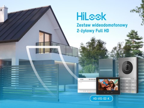 HILOOK Zestaw wideodomofonowy Hilook HD-VIS-02-K(W)