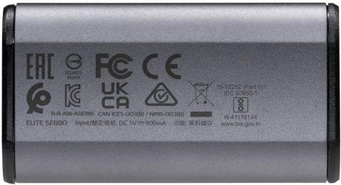 ADATA Adata Dysk zewnętrzny SSD SE880 4TB USB3.2A/C Gen2x2 Szary