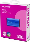 ADATA Adata Dysk zewnętrzny SSD SE880 500GB USB3.2A/C Gen2x2 Niebieski