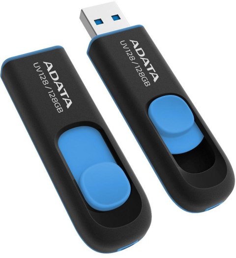 ADATA Adata Pendrive UV128 128GB USB 3.2 Gen1 czarno - niebieski