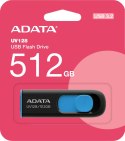 ADATA Adata Pendrive UV128 512GB USB 3.2 Gen1 czarno - niebieski