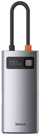 BASEUS Hub USB Baseus Metal Gleam 4w1