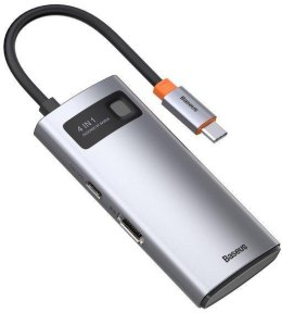BASEUS Hub USB Baseus Metal Gleam 4w1