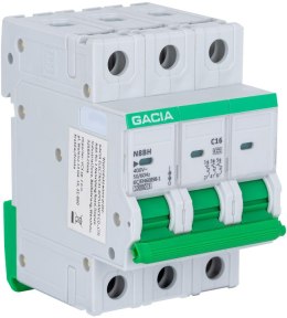 GACIA Wyłącznik nadprądowy GACIA N8BH 10KA C 3P 20A