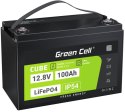 GREEN CELL AKUMULATOR LITOWO-ŻELAZOWO-FOSFORANOWY LiFePO4 Green Cell Cube 12.8V 100Ah LFPGC12V100AH