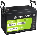 GREEN CELL AKUMULATOR LITOWO-ŻELAZOWO-FOSFORANOWY LiFePO4 Green Cell Cube 12.8V 200Ah LFPGC12V200AH