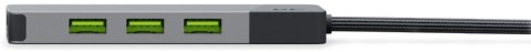 GREEN CELL Hub USB 7w1 Green Cell Connect 3x USB-A 3.1 HDMI 4K 60Hz 1x USB-C PD 85W