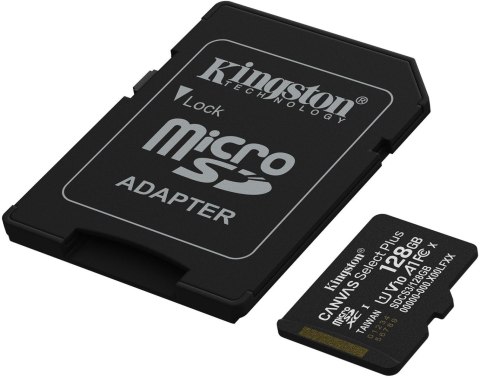 KINGSTON Karta pamięci microSD 128GB Kingston Canvas Select Plus microSDXC C10 UHS-1 128GB