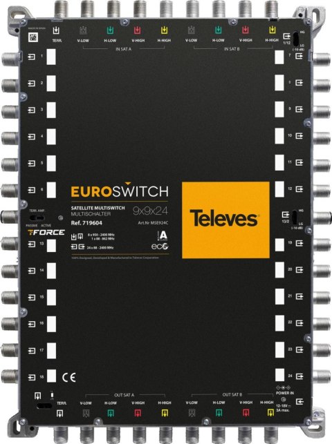 TELEVES EuroSwitch Televes 9x9x24 ref. 719604