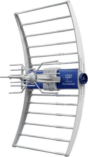 TELMOR Antena szerokopasmowa DVB-T/T2 ASR Classic 2025 z ZZA-7 5G Protected Telmor