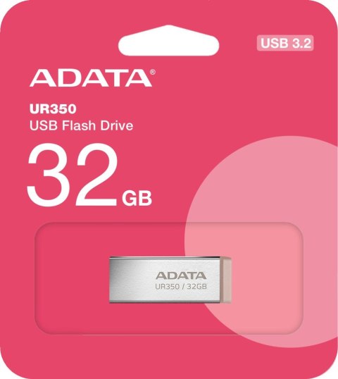 ADATA Adata Pendrive UR350 32GB USB3.2 Gen1 Metal brązowy