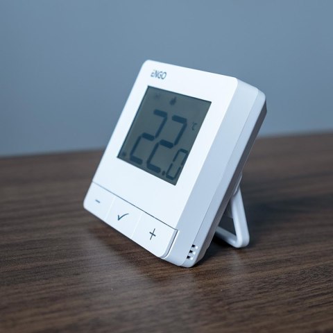 ENGO CONTROLS ENGO Controls E20i-W - Regulator temperatury, bezprzewodowy, bateryjny, Wi-Fi, Internetowy, biały, 868MHz