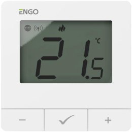 ENGO CONTROLS ENGO Controls E25-230W - Regulator temperatury, 230V, biały, Internetowy, natynkowy ZigBee/868MHz