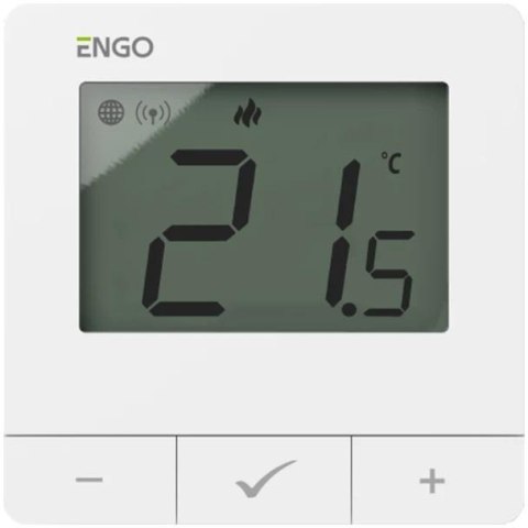 ENGO CONTROLS ENGO Controls E25-230W - Regulator temperatury, 230V, biały, Internetowy, natynkowy ZigBee/868MHz