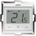 ENGO CONTROLS ENGO Controls E55-W - Regulator temperatury do ramki 55x55, 230V, biały, Internetowy, Wi-Fi