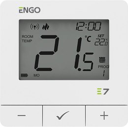 ENGO CONTROLS ENGO Controls E7-RFW - Programowany, bezprzewodowy regulator temperatury, biały