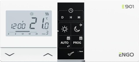 ENGO CONTROLS ENGO Controls E901 - Regulator temperatury przewodowy, tygodniowy, elektroniczny