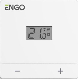 ENGO CONTROLS ENGO Controls EASY-24W - Regulator temperatury, 24V, dobowy, biały, natynkowy