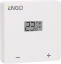 ENGO CONTROLS ENGO Controls EASY-BATW - Regulator temperatury, bateryjny, biały, dobowy, natynkowy