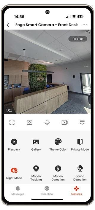 ENGO CONTROLS ENGO Controls ECAM - Kamera Smart, Wi-Fi, wewnętrzna, obrotowa, 4MP
