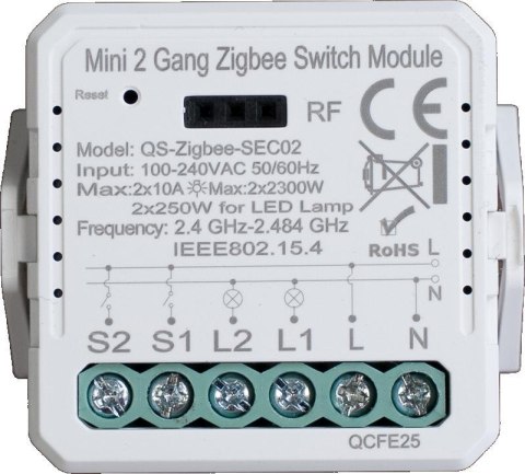 ENGO CONTROLS ENGO Controls EL1-WN - Sterownik do oświetlenia, pojedynczy, 230V, bez przewodu neutralnego