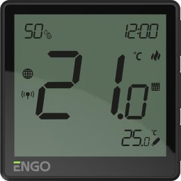 ENGO CONTROLS ENGO Controls EONE-230B - Regulator temperatury, 230V, czarny, Internetowy, podtynkowy, ZigBee
