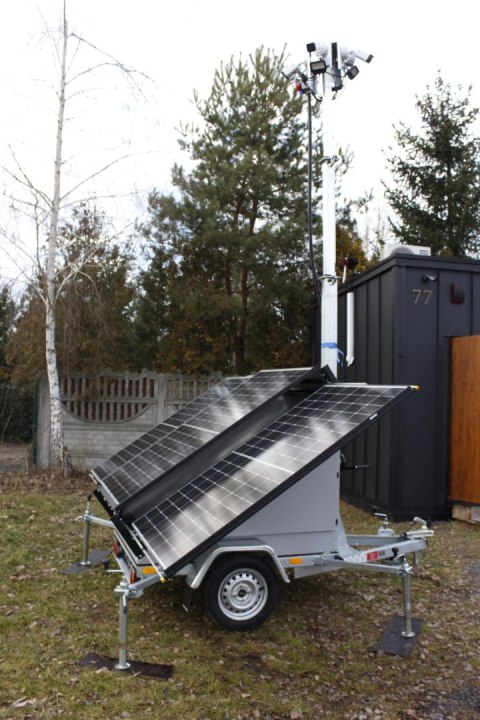 MOBILNEMASZTY.PL Przyczepa do monitoringu PV3