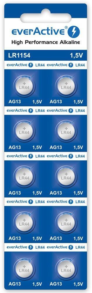 PANASONIC Bateria G13 / LR44 / LR1154 everActive 1,5V (blister 10 szt.)