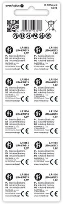 PANASONIC Bateria G13 / LR44 / LR1154 everActive 1,5V (blister 10 szt.)